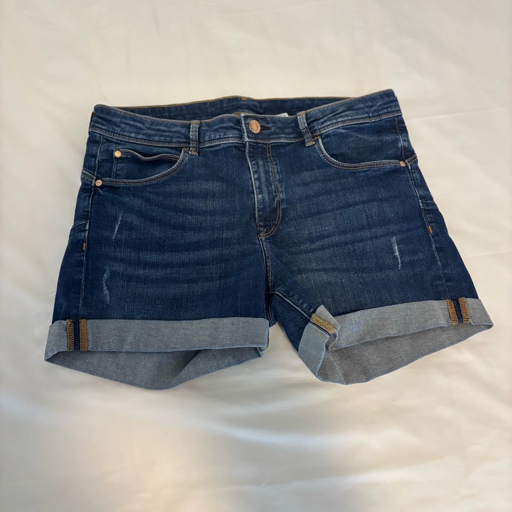 H&M Dark Blue Jean Shorts